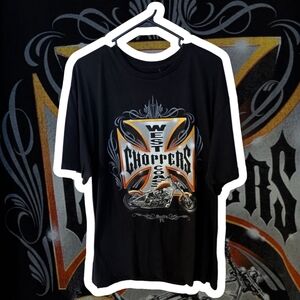 West Coast Choppers Austin Texas T Shirt Black Size X-Large Motorcycle Logo
